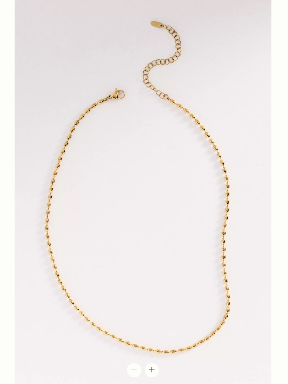 Anthropologie Small Bauble Water-Resistant Necklace